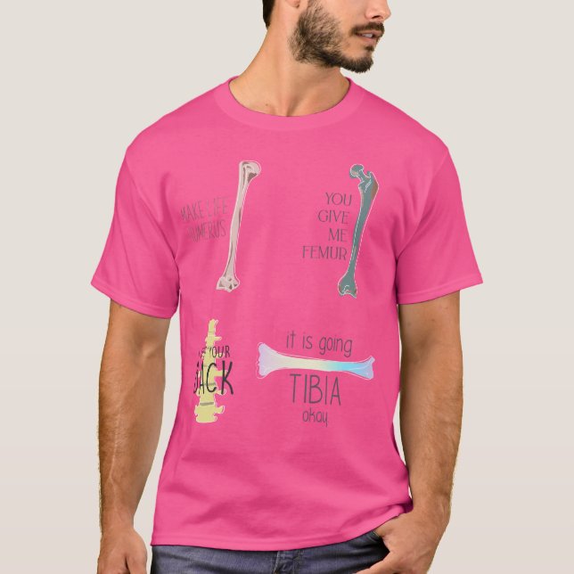 Camiseta Pacote de Piadas de Anatomia (Frente)