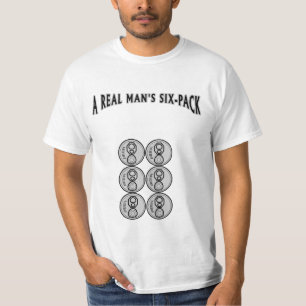 Camiseta Pacote de Seis de Um Homem Real