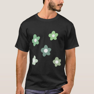Camiseta Pacote Flor Verde