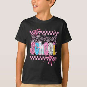 Camiseta Pacote Floral do Primeiro Dia de Aula para Profess