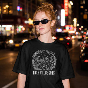 Camiseta Pacto de Bruxas Meninas Serão Meninas   A