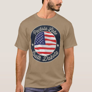 Camiseta Pactola Lake - Patriotic South Dakota Souvenir T-S
