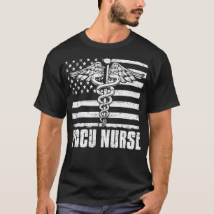 Camiseta PACU Enfermeira Bandeira Americana