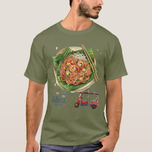 Camiseta Pad Thai & Tuk-Tuks - Um Sabor Da Tailândia