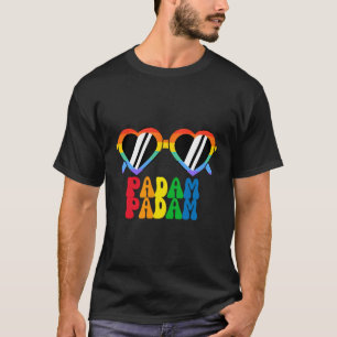 Camiseta Padam Padam - Mês do Orgulho Lgbtq+ - Óculos-arco-