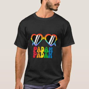 Camiseta Padam Padam - Mês do Orgulho Lgbtq+ - Óculos arco-