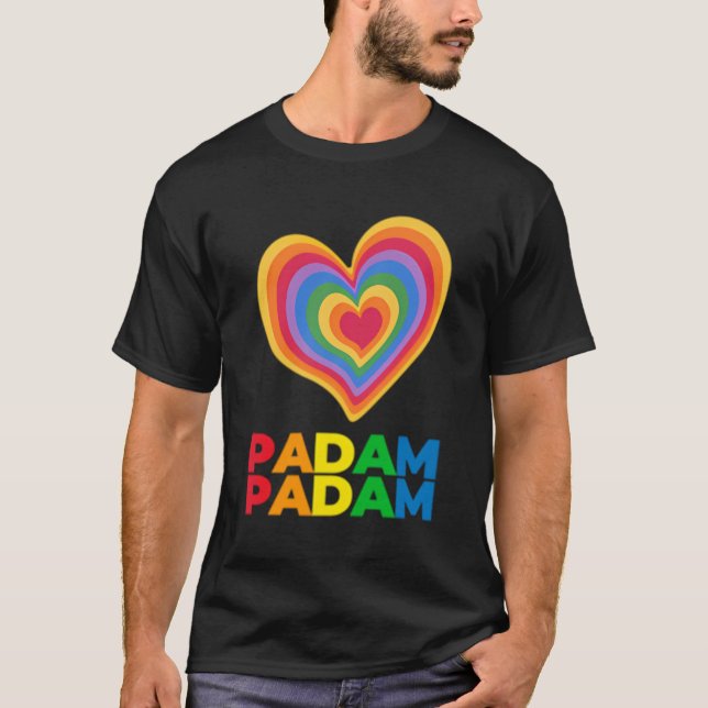 Camiseta Padam Padam - Mês do Orgulho Lgbtq+ - Pulsação (Frente)