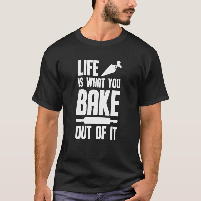 Camiseta Padaria Bajuladora - A Vida É O Que Se Assar (Frente)