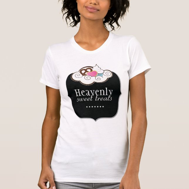 Camiseta Padaria bonito T'Shirt do cupcake | (Frente)