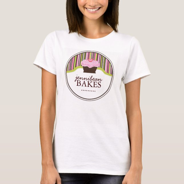 Camiseta Padaria bonito T'Shirt do cupcake | (Frente)