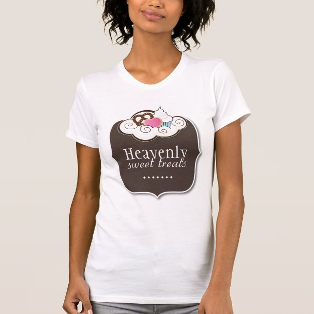 Camiseta Padaria bonito T'Shirt do cupcake | (Frente)