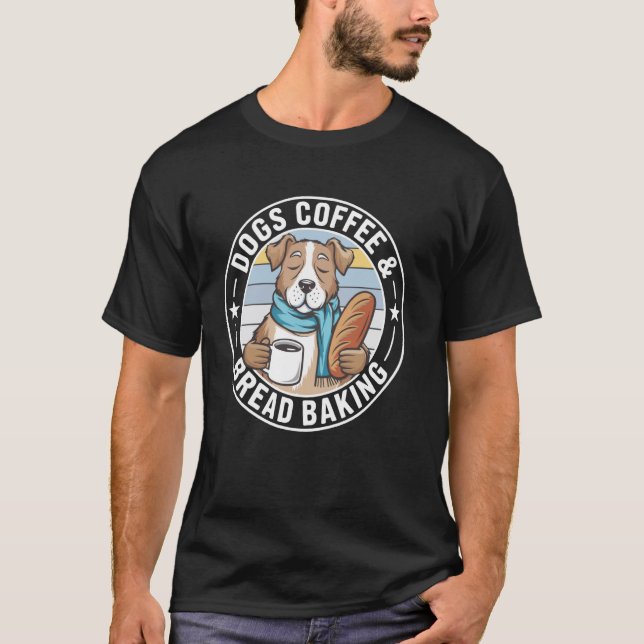 Camiseta Padaria de Cães Café & Pão de Fôrma (Frente)