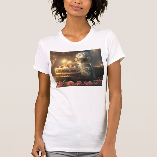 Camiseta Padaria de Natal por Fabuloso Criador de Mice (Frente)