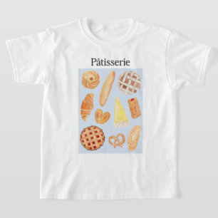 Camiseta Padaria Francesa Patisserie Pão de Pastelaria Arte