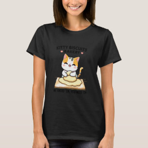Camiseta Padaria Kitty Biscuits Nós Amassamos Eles Você Pre