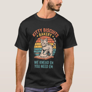 Camiseta Padaria Kitty Biscuits Nós Amassamos Em Você Preci