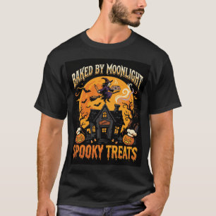 Camiseta Padaria Luar de Halloween Bruxa