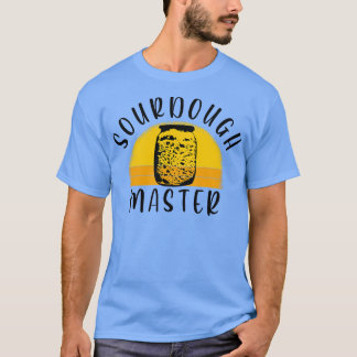 Camiseta padaria padeiro padeiro pastor Sourdough Mestre