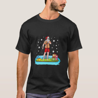 Camiseta Paddle Conselho Natal Havaiano Papai Noel Mele