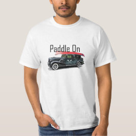 Camiseta Paddle em Classic Car Design - T-Shirt Valor Mascu