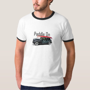 Camiseta Paddle em Design de carro clássico - Dedo básico