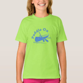 Camiseta Paddle Em Design - T-Shir Básico Das Raparigas