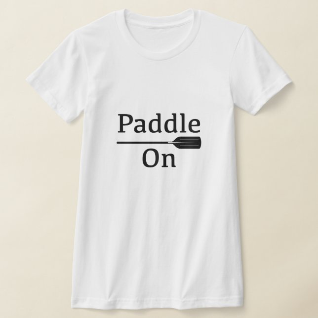 Camiseta Paddle na Design - Bella feminina+Canvas Ajustado  (Postura )