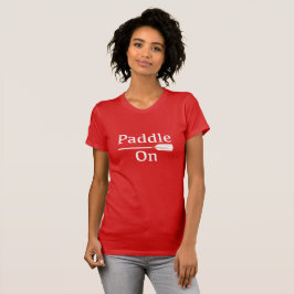 Camiseta Paddle na Design - Bella feminina+Canvas Ajustado 
