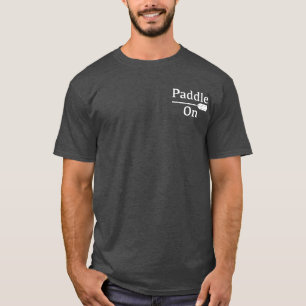 Camiseta Paddle no design - Camisa-T básica e escura mascul