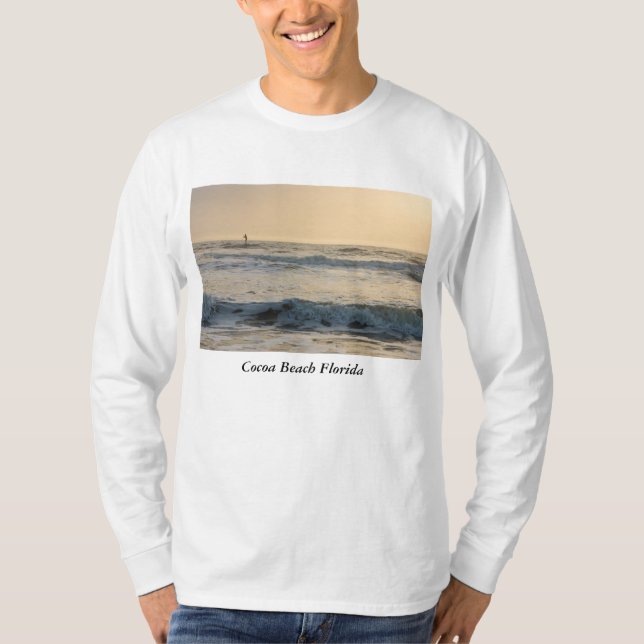 Camiseta Paddleboard de praia de cacau (Frente)