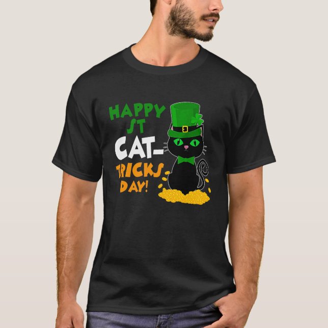 Camiseta Paddy Patrick Day's Happy Rua Tricks D, da rua Pat (Frente)