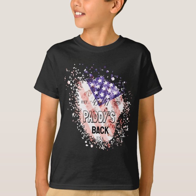 Camiseta Paddy's Back Funny Trump1 (Frente)