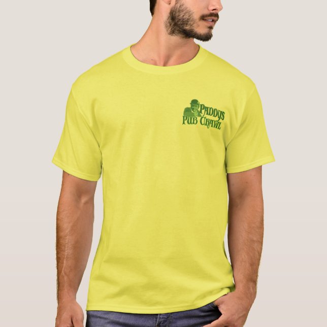 Camiseta Paddys Pub Crawl (Frente)