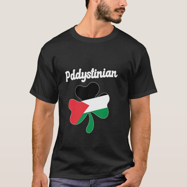 Camiseta Paddystinian Irish Palestari, rua Paddy (Frente)