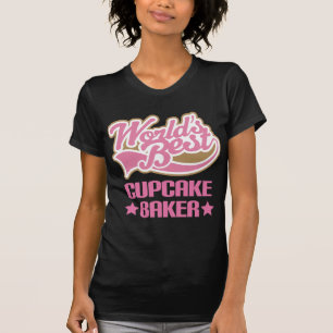 Camiseta Padeiro bonito do cupcake