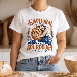 Camiseta Padeiro de Pão de Fermentação Natural de Apoio Emo