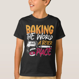 Camiseta padeiro Fazendo O Mundo Um Lugar Melhor Para O Bol