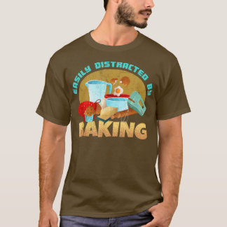 Camiseta padeiro padeiro de padaria pastando pão de louro