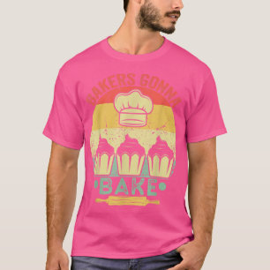 Camiseta padeiros vão assar vintage, cozinhar vintage.