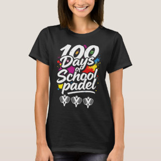 Camiseta padel 100 Days Of School teacher lover Sport Cute 