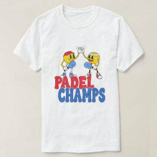 Camiseta Padel Champs | Retro Cartoon Sports High 5 T-Shirt