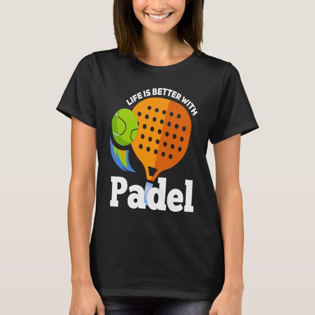 Camiseta Padel com Padel Sport Padel Player (Frente)