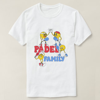Camiseta Padel Family | Retro Cartoon T-Shirt