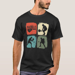 Camiseta Padel Funny Padel Player Vintage Retro Gift