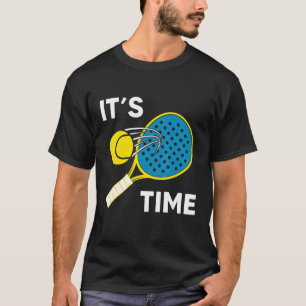 Camiseta Padel Man Mesh é Padel Time Engraçado