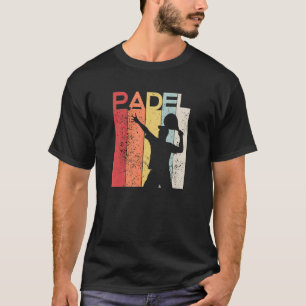 Camiseta Padel Man Padel Racquet Retro