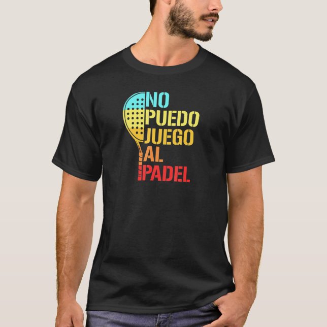 Camiseta Padel Paddle Tênis Não Faz Ideia De Como Jogar Pad (Frente)