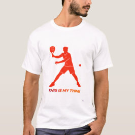 Camiseta Padel Silhouette Action Lifestyle Design
