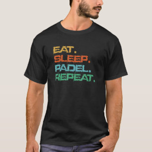 Camiseta Padel Tênis Coma Sono Repetição do Padel