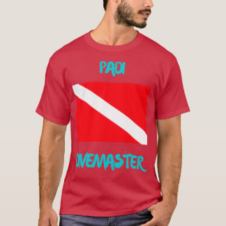 Camiseta Padi Divemaster Para Alojamentos De Mergulho Em Sc